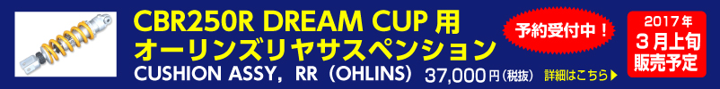CBR250R DREAM CUP�p �I�[�����Y�����T�X�y���V�����@CUSHION ASSY�CRR�iOHLINS�j